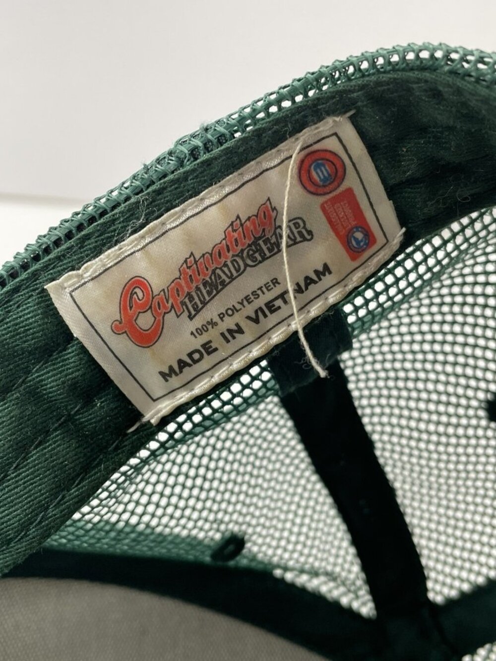 Vintage Captivating Headwear Green Mesh Camp Michigan State Hat - Picture 9 of 9